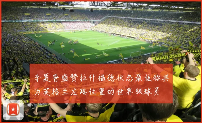 李夏普盛赞拉什福德状态最佳称其为英格兰左路位置的世界级球员